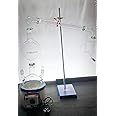 ISKO ® Borosilicate glass Steam Distillation apparatus complete set with stand Heating Mantle, GLASS PARTS and Heating Mantle (10000)