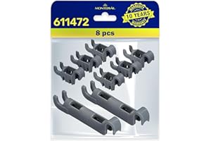 Satz Lager Haken 00611472 611472 für Unteren Spülmaschinenkorb für Bosch oder für Siemens 8 Stück Geschirrspüler Korb Ersatzteile Garantie 10 Jahre - Monteral