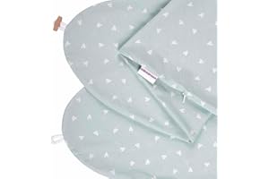 HOBEA-Germany Funda de Almohada de Lactancia para Cojines de Lactancia 190cm (Corazones Verde Pastel)