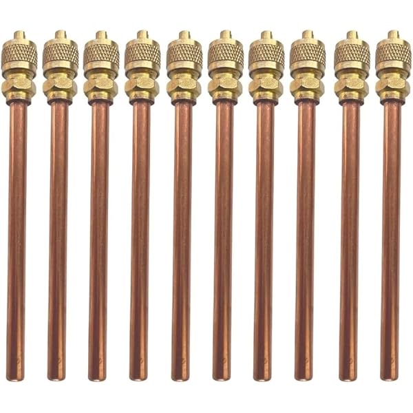 Mickko 1/4 NRV Pin Valve Access Valve Gas Charging Nipple (Pack of