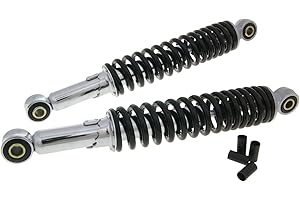 BIKE EQUIPMENT Stoßdämpfer Satz universal schwarz 260mm - Mofa, Mokick, Moped