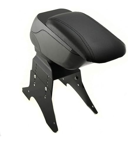 Accoudoir Central Réglable Pour Peugeot 206 (1998-2009) - Slider, Simili Cuir, Espace Rangement - Montage Facile