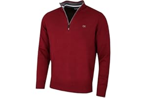 Calvin Klein Sweter meski 2025 Campus 1/2 Zip All Season Easy Care