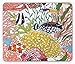 Produktbild WYICPLO Fish Mouse Pad, Tropical Exotic Fish Pattern with Coral Reefs Hawaiian Subaquatic Nature Illustration, Standard Size Rectangle Non-Slip Rubber Mousepad, Multicolor