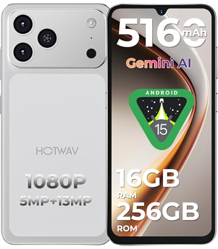OSCAL Flat 2C Smartphone, 6 GB+64 GB (hasta 2 TB TF), Pantalla 6