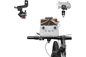 O'woda Mini 3 Pro Support de Télécommande Guidon de Rotation en Alliage D'aluminium Moto RC-N1 Support de Vélo pour DJI Mini 2/ Mini 2 SE/Mini 3/ Mini 3 Pro/Mavic 3/ Air 2/ Air 2S Accessoires