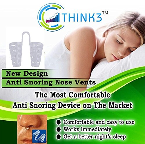 THINK3 BRAND Latest High Quality Snore Stopper,Anti-Snoring Nose Vent-Simple Natural 1 PIECE RS.600 (60.00% Off) - Amazon