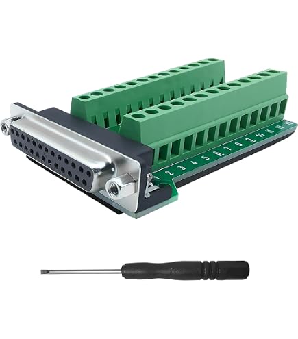 DB25 Female Solder Cup Connector With Plastic Hood & Hardware - 25-Pin Serial Port Connector 4 thumbnail image