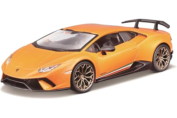Bburago - Lamborghini Huracan Performante - Modèle réduit réaliste à l'échelle 1:24, Licence Officielle Lamborghini, âge recommandé : 3 Ans et Plus