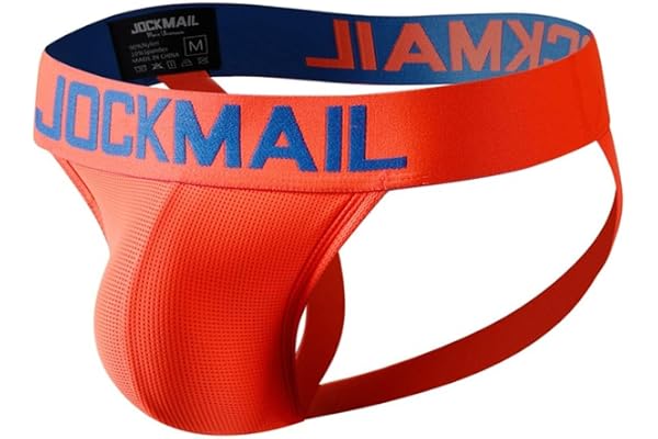 JOCKMAIL Slip pour homme Jockstrap Rainbow Comfort Sous-vêtements pour homme Jockstrap Athlétique Supporter