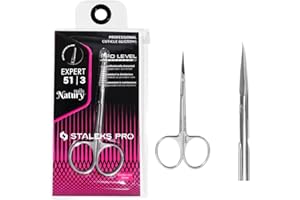 STALEKS PRO by Natury Nails Forbici professionali per cuticole. Anelli ergonomici. Acciaio inossidabile. Expert SE-51/3