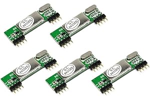 DollaTek 5Pcs RXB6 433Mhz Superheterodyne Wireless Receiver Modul für Arduino/ARM/AVR