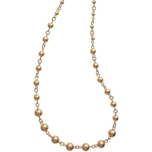 Collier Boules Marseillais Plaqué Or 40cm - Occasion, Très Bon état