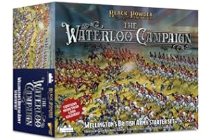 WARLORD GAMES Napoleoński brytyjski zestaw startowy, epicka skala, plastikowe miniatury na czarny proszek, bardzo szczegółowe miniatury z epoki napoleońskiej, do walki stołowej