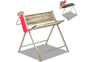 Ollewiellan Sågbock Med Motorsågshållare Och Kedjeskydd, Kan Belastas Upp Till 150 Kg, Vikbar För Sågverk Och Verkstäder, 81 X 72 X 78,5 Cm