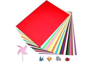 BJ-SHOP Papel de Color A4 Cartulina DIN A4 Perfecto para Proyectos Escolares y Artesanales 80gsm 20 Colores Paquete de 100