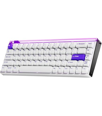 MelGeek MADE68 Air Wired Keyboard, Hall Effect Magnetic Switch Low