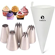 10er Set Spritztüllen Edelstahl - Profi Backzubehör