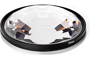 Glass Prism KKnoon 77mm Kaleidoscope Prism Camera Glass Filter Variable Number of Subjects SLR Photography Accessories