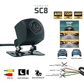 Sentinel SC8 170&deg; Geniş A&ccedil;ı Ara&ccedil; &Ouml;n/Arka G&ouml;r&uuml;ş Kamerası &ndash; AHD 720P / 1080P, Gece G&ouml;r&uuml;şl&uuml;