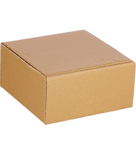 Cartone Kraft 30x30x17 Cm Scatole Ondulate BOX USA B12127 - 30x30x17 Cm, Confezione Da 25, Kraft 200#/ECT-32 Scatole Cartone Ondulate