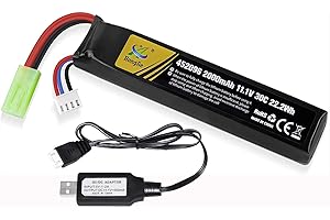 Yangers 11.1V lipo bateria Airsoft 2000mAh RC akumulator Battey 30C wtyczka Tamiya + zestaw ładowarki USB do zdalnego sterowania pistolety Airsoft karabin zabawki