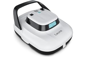 Launs S1 Cordless Robotic Pool Cleaner, Dual Motors & Suction Ports, Automatic Vacuum Lasts up to 90 Min, Self-Parking Ideal for Above Ground Pools