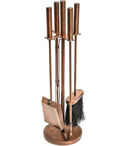 Antique Fireplace Tool Set, Large Iron Fireplace Tool, Fireplace Accessory - View #6