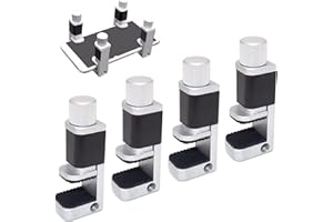 Orssmigs Pack of 4 Adjustable LCD Display Clamps, Multifunctional Adjustable Mounting Clips for LCD Diplay Phone Screen Repair Tools for Smartphone Computer Laptop Tablet