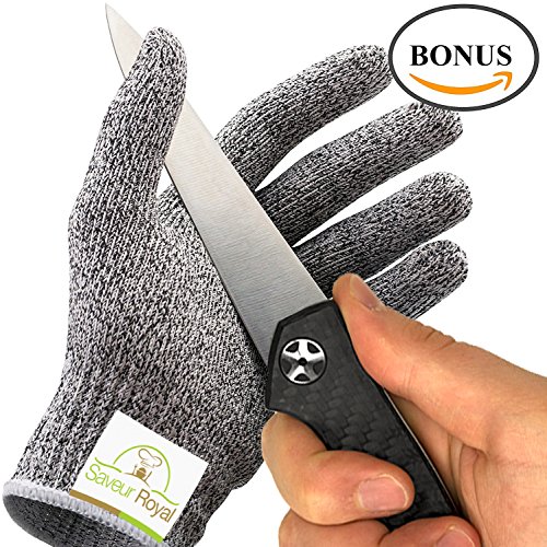 Saveur Royal® Mandoline Gemüse + extra-Handschuh Schnittwunden – Gemüseschneider mit 5 Klingen, Spiralschneider-Gemüse Gemüseschneider - 2