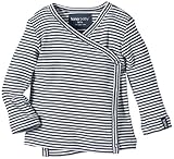 LANA natural wear Unisex Baby Wickelshirt Finn Striped V-Neck Long Sleeve T-Shirt