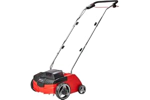 Einhell sladdlös vertikal fläkt, GC-SC 36/31 Li-Solo Power X-Change (litiumjoner, 36 V, 31 cm arbetsbredd, 3-i-1 kombi, kullager knivrulle med 8 knivar, utan batteri och laddare)