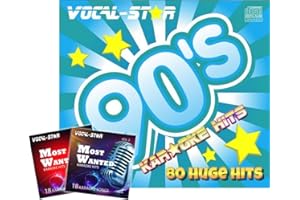Set di dischi con parole - successi degli anni '90 e '90 - 80 canzoni 4 dischi CDG di Vocal-Star