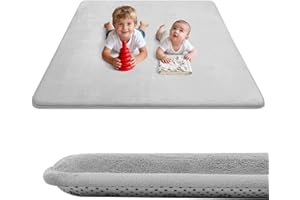 Wdmiya Tapis d'éveil Bébé 127x127x3cm, Tapis de Jeu avec Mousse Rembourrée et Fond Antidérapant Tapis, Tapis De Motricité Favorisant Le Développement Sensoriel, Cadeau Naissance Bébé
