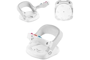 INNOVACIONES MS - Siège de bain bébé pivotant 360° - Siège de bain bébé inclinable 1320 Blanc 27 x 32 x 37 cm