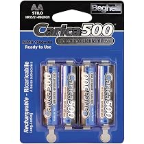 4 Batterie AAA 800mAh NiMH Ricaricabili EverActive Silver Line – Precaricate, Basso Autoscarica, 1200 Cicli