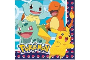 amscan Pokemon Luncheon Napkins 16pk