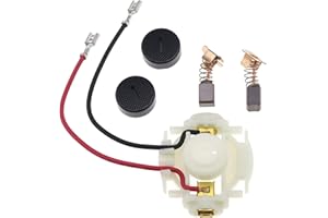 VIPMOON Kohlebürsten CB430 + Kohlebürsten + Kappen für Kohlebürsten Makita DGA452 BGA452 BGA450 BGA402 GA400 GA400D