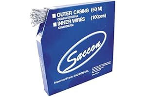 Saccon 257400 Pack de 100 cables freno, 1.5-1800 mm, Multicolor, M
