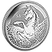 Produktbild Britische Jungferninseln 2018 Pegasus Rückseite 999. Silber Frosted Edelstahldraht