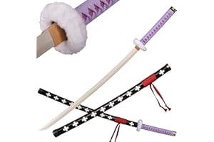 ACTASITEMS giapponese Roronoa Zoro Spade Anime Cosplay Spada di legno - 107cm, Katana