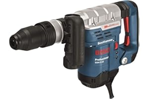 Bosch Professional marteau-piqueur GSH 5 (SDS max, force de frappe 7,5 J, puissance 1 100 W, avec burin pointu, coffret de transport)