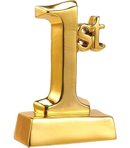 Trophée Widmann Milano 22cm - Accessoire Carnaval Avec Étiquette Autocollante