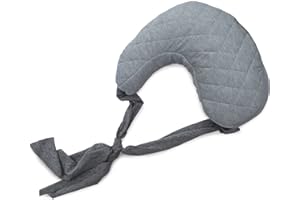 Chicco Boppy Anywhere Cojin de Lactancia para Bebés de 0 Meses en Adelante, Forma Anatómica, Almohada y Nido Bebé para la Lactancia Materna o con Biberón, Color Gris