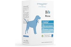 DYNAMOPET | DìTe Medium - Alimento Complementare per Supportare Rene e Cuore di Cani, Confezione 20 Bustine da 10 g - una Bustina ogni 20 kg di Peso dell'Animale