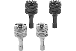 YEELIV 4pcs Drone Controller Sticks for DJI Mini 3 Pro Mini 4 Pro, Drone Joysticks Replacement for DJI Mini 3 Air 3 Mavic 3 Pro RC and RC Smart Controller, Drone Controller Sticks, Silver and Black