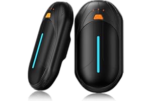 TIEMA Hand Warmers Rechargeable 2 Pack, Electric Hand Warmers with 20Hrs Long Heating, 2 in 1 Portable Handwarmers Cordless USB Pocket Hands Heater Outdoor Warm Gift for Hunting, Golf, Camping,Ski