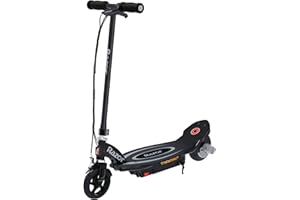 Scooter électrique Razor PowerCore E90 pour les enfants de 8 ans et plus avec une vitesse maximale de 10 mph et une autonomie de 60 minutes, jusqu'à 10 miles d'autonomie, batterie 12V