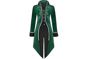 Caxndycing Chaqueta victoriana Steampunk para hombre, chaqueta victoriana, chaqueta victoriana, trajes para hombre, steampunk, abrigo gótico para hombre, uniforme steampunk, chaqueta vintage