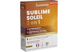 SANTAROME BIO Santarome Sublime Soleil 2en1 Autobronzant et Préparateur Solaire 30 Comprimés